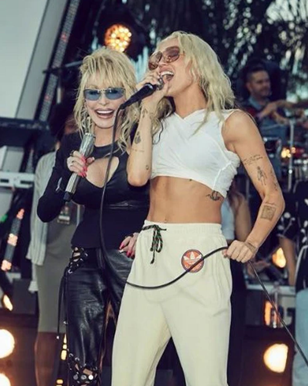 Dolly Parton wears Renauld Sixty-One's for the New Years Party