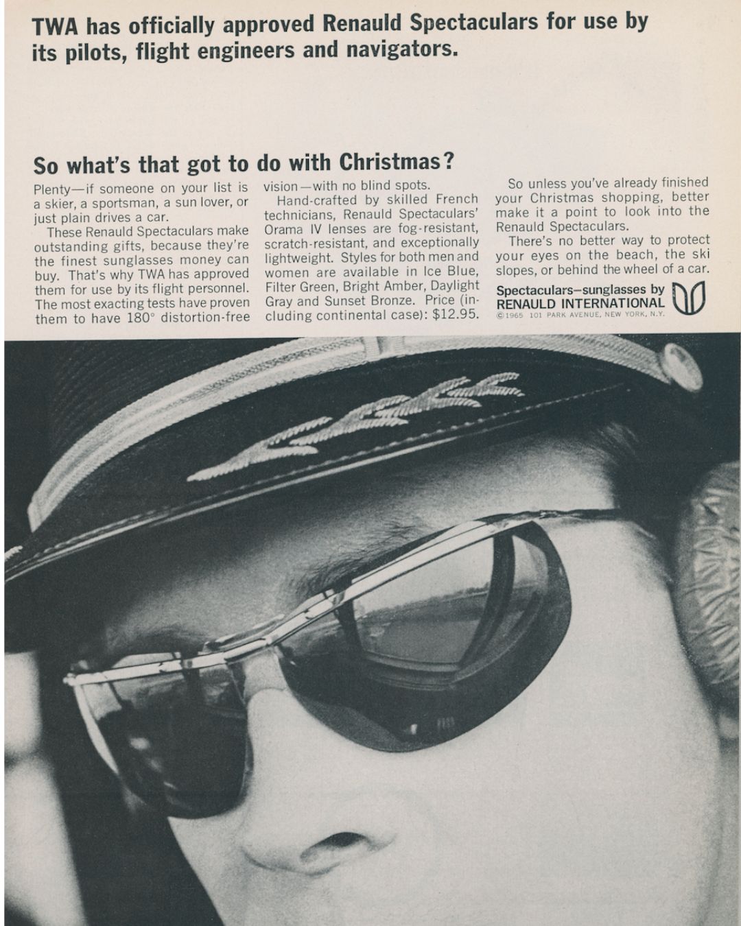 Vintage Poster - The TWA Captain, 1965