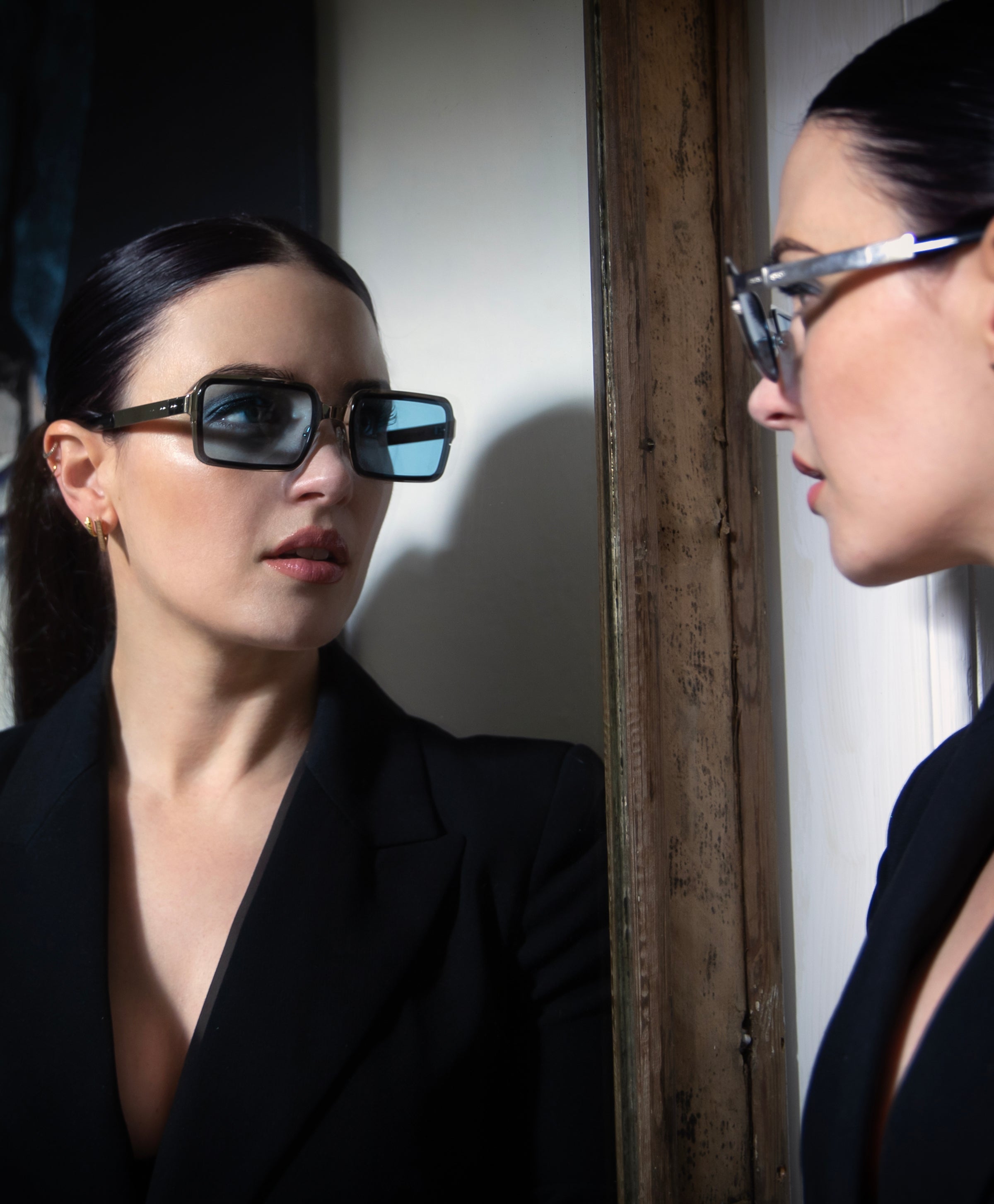 The 'Freya' - Palladium - Cool Grey (Thinner Frame)