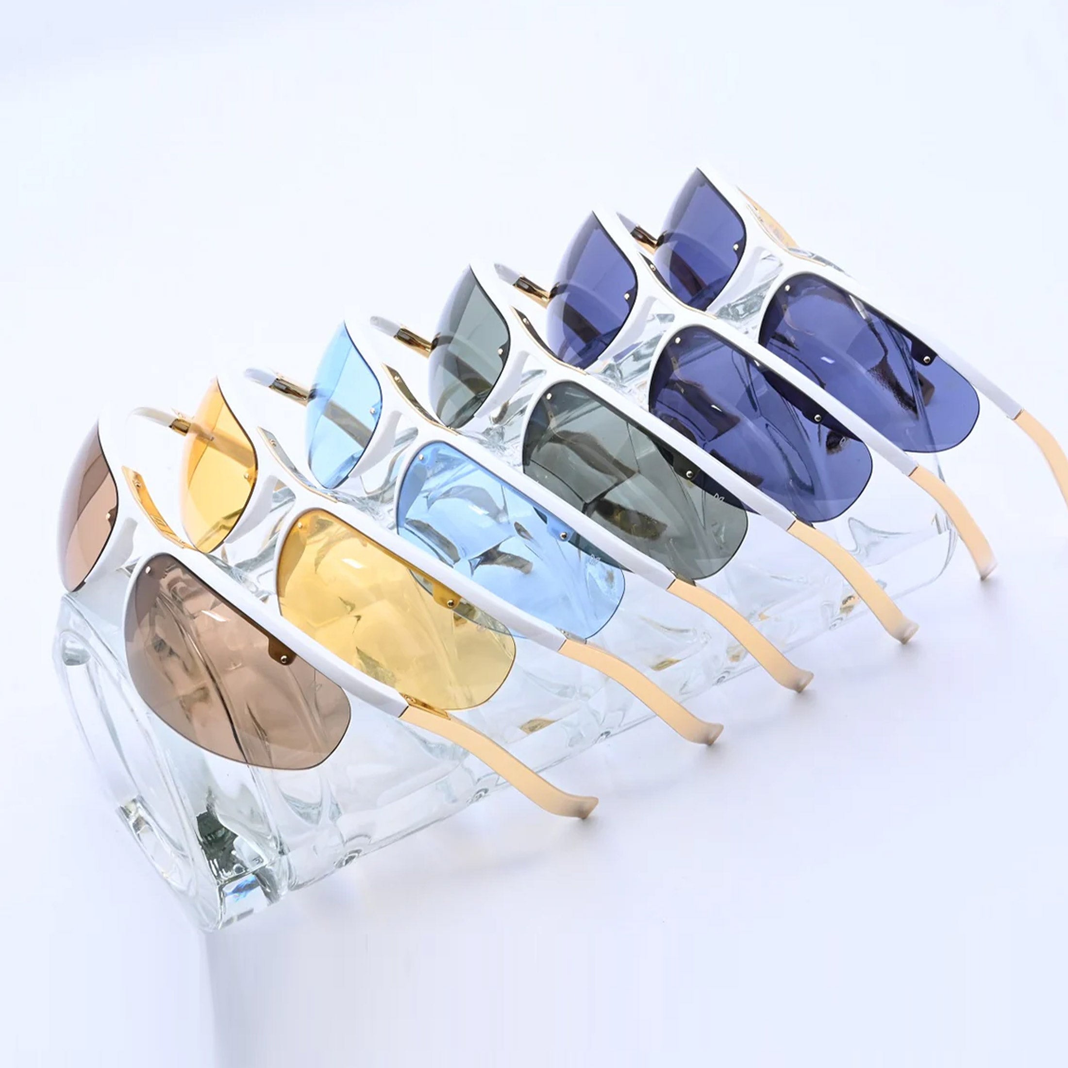 The Continental™ - White with Gold arms - Olive Green