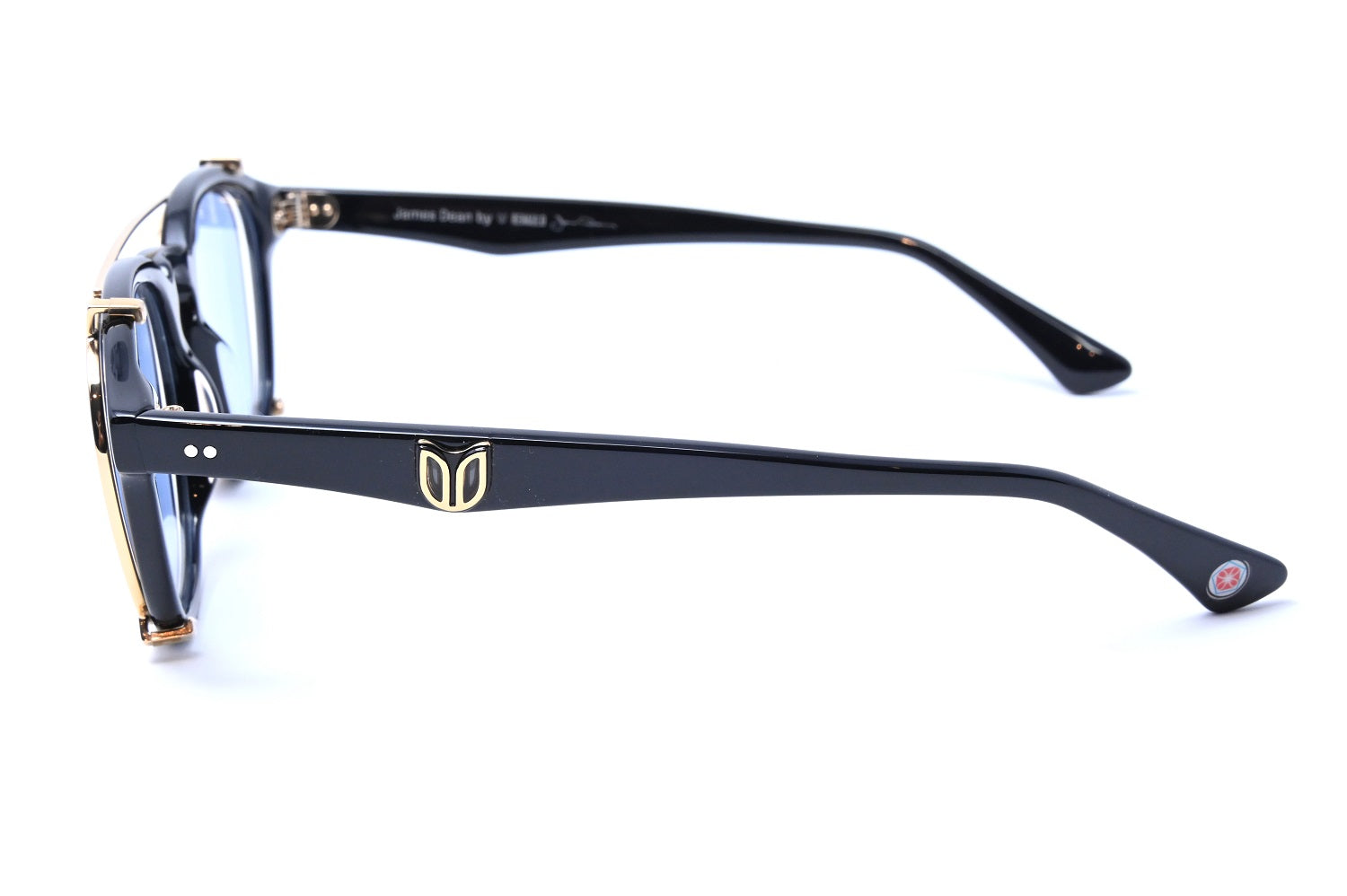 James Dean® '1955' - Piano Black with Gold - Sky Blue