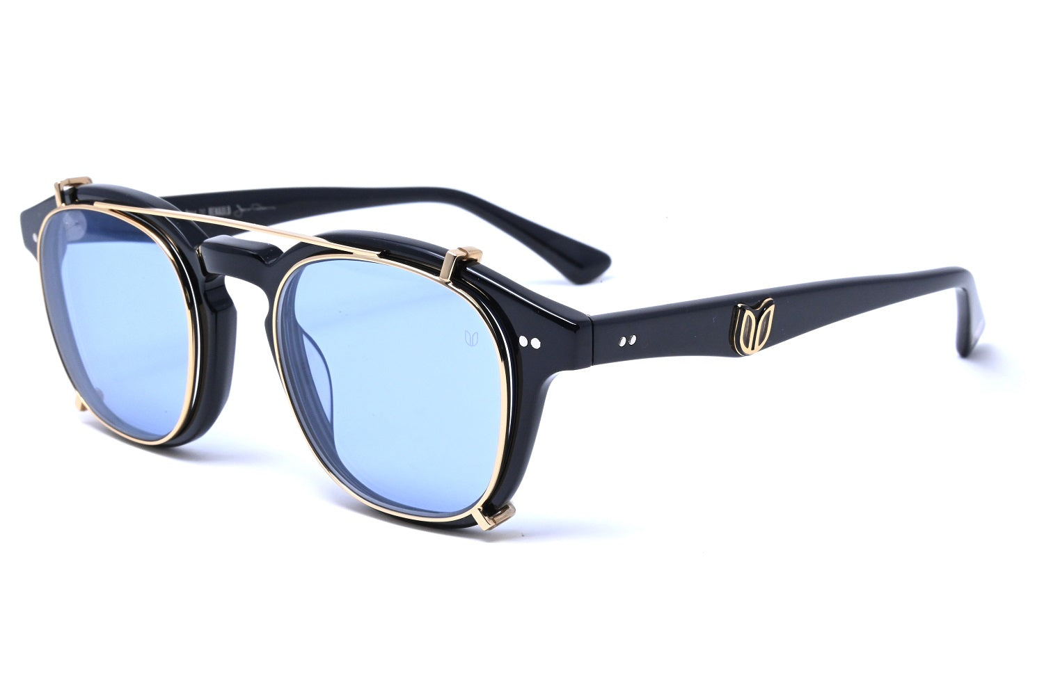 James Dean® '1955' - Piano Black with Gold - Sky Blue