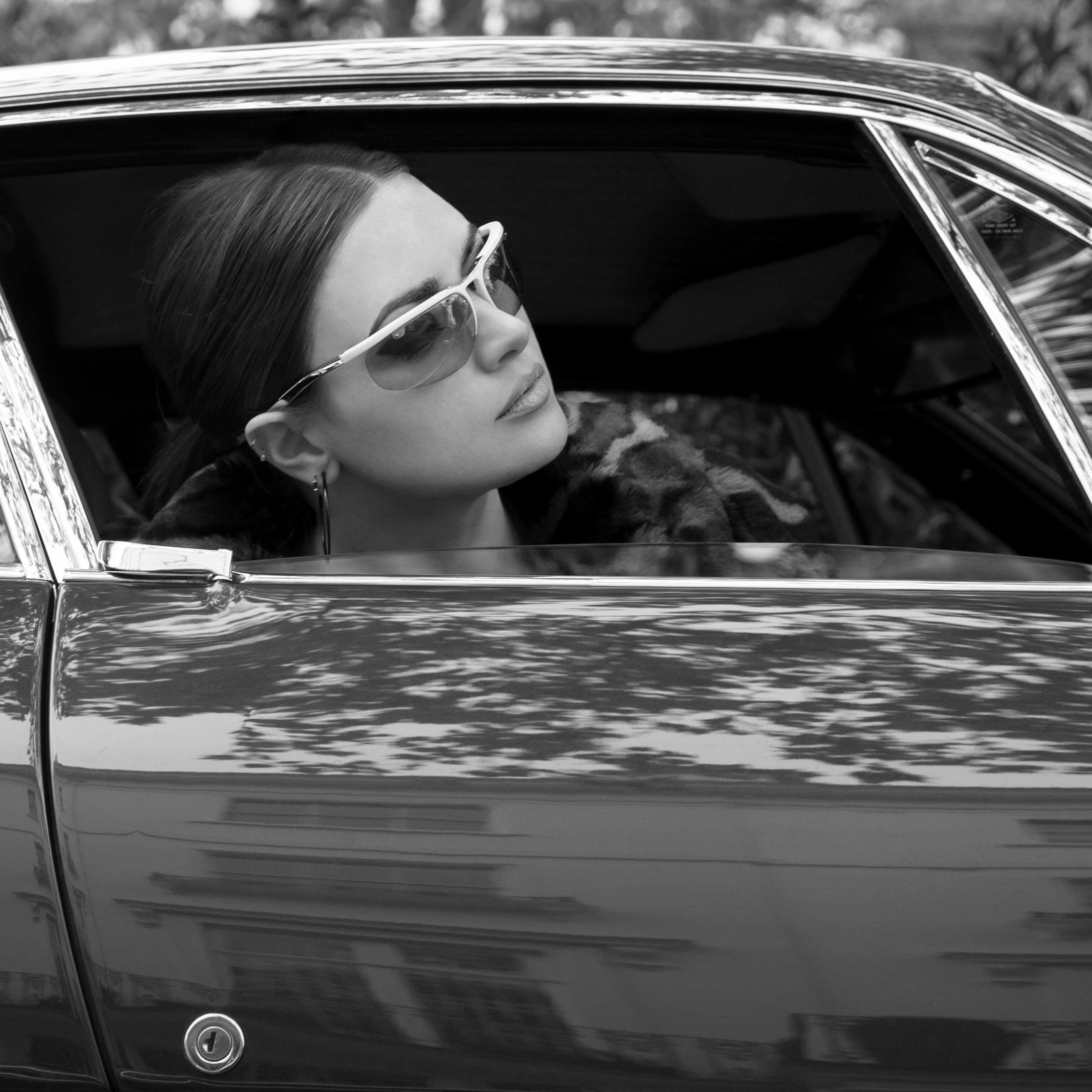 The Continental™ - White with Palladium arms - Olive Green