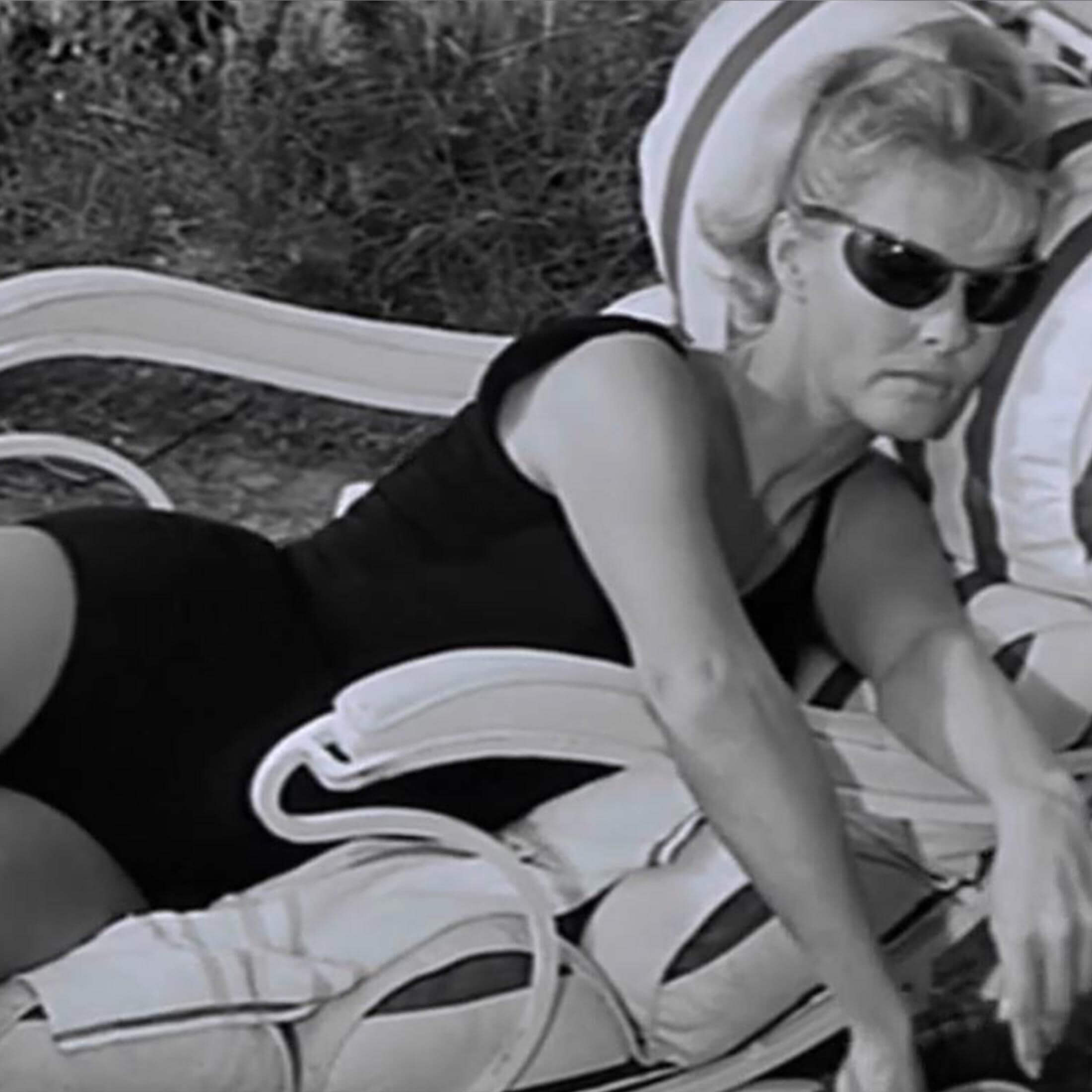 The Continental™ - White with Palladium arms - Deep Blue