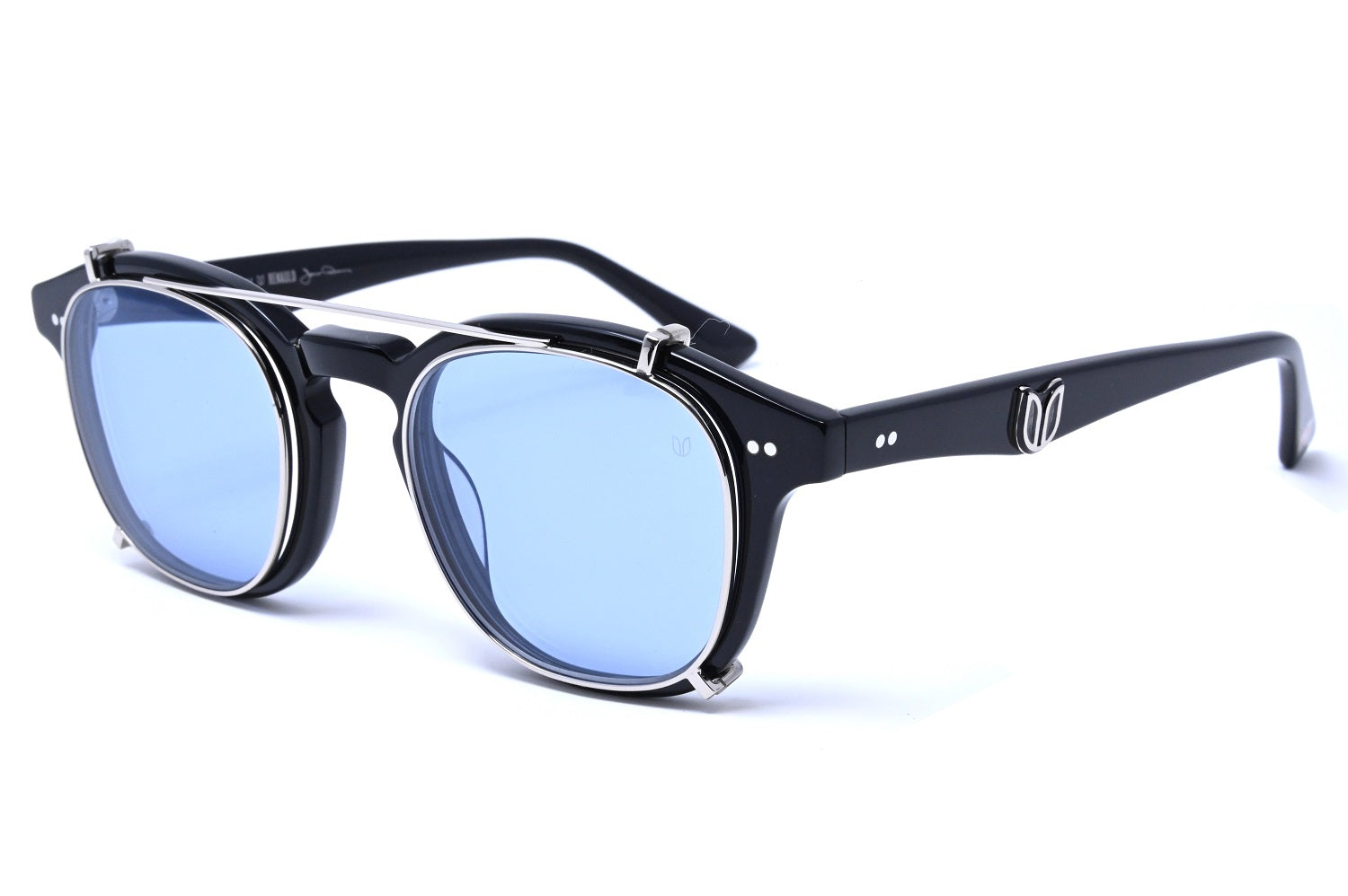 James Dean® - Piano Black with Palladium - Sky Blue